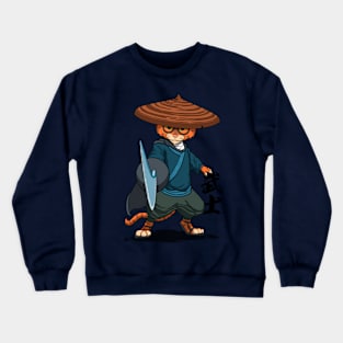 Green eye zamurai. Crewneck Sweatshirt